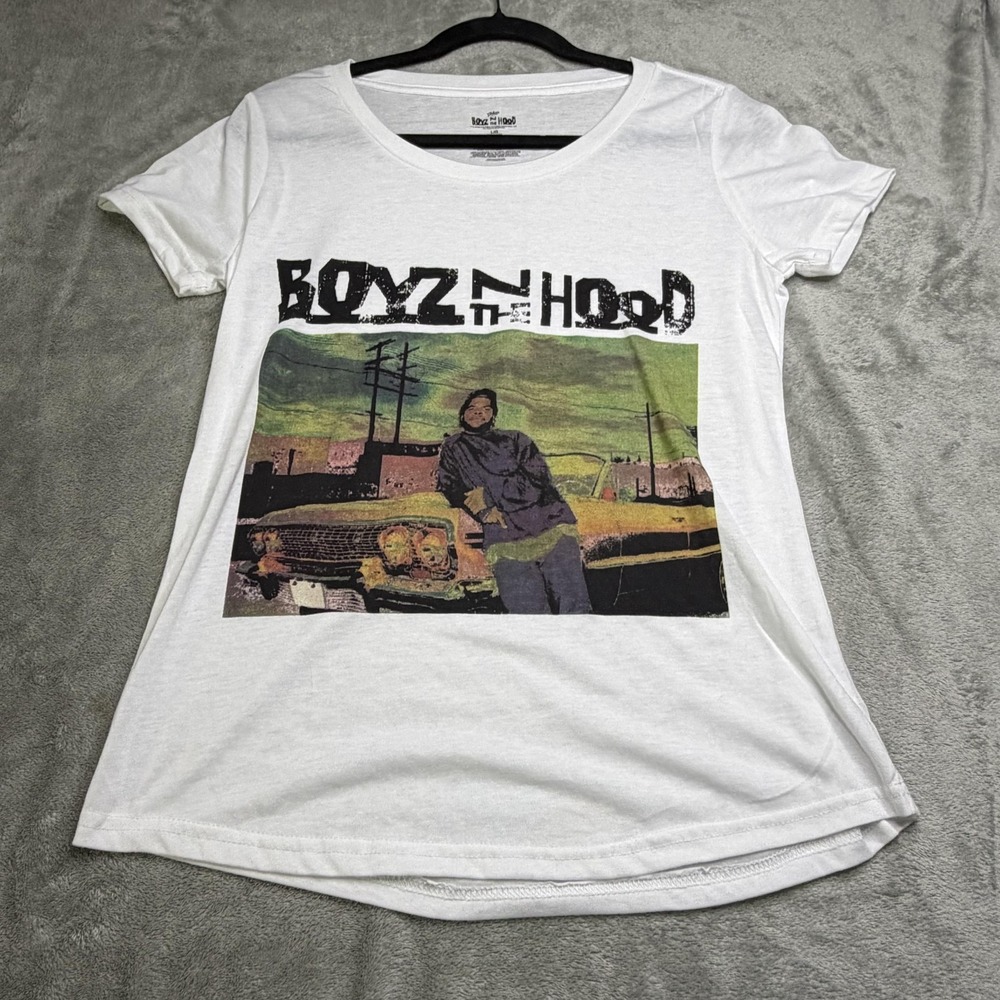 Boyz N The Hood Shirt Womens Large White Movie Graphic Tee T-Shirt Philcos 2022